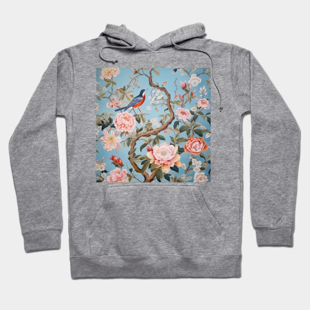 Coastal Chinoiserie II Hoodie by hamptonstyle